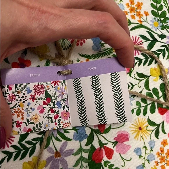 Sur La Table Multicolor Floral Runner - Picture 3 of 4